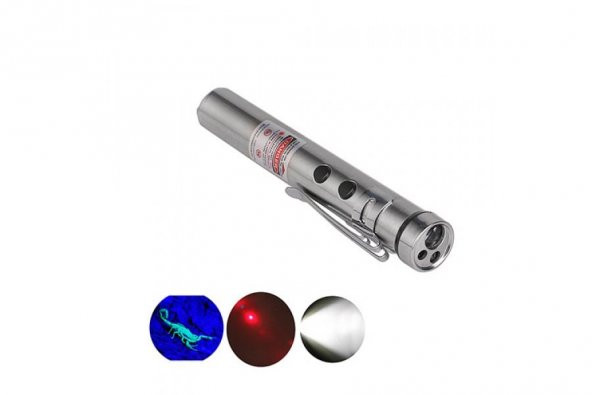 Cep Feneri Ultraviyole Lazer Kamp Fener Lamba - 2