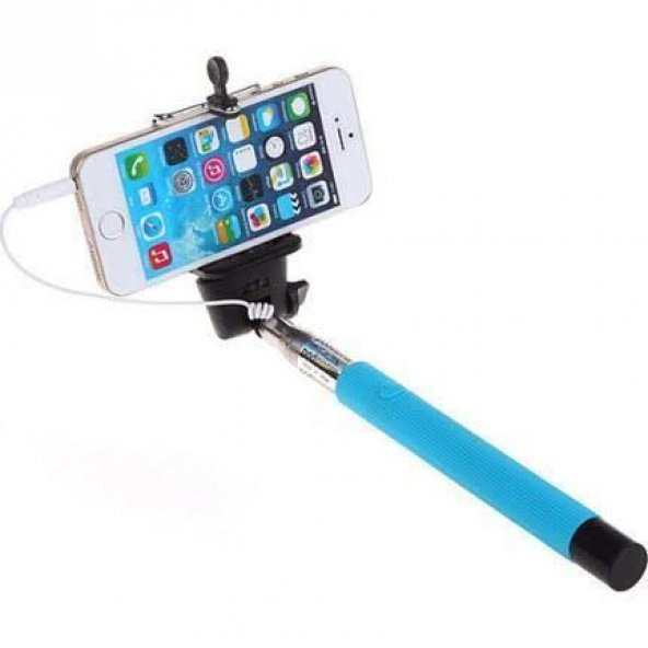 Selfie Öz Çekim Çubuğu Mavi
