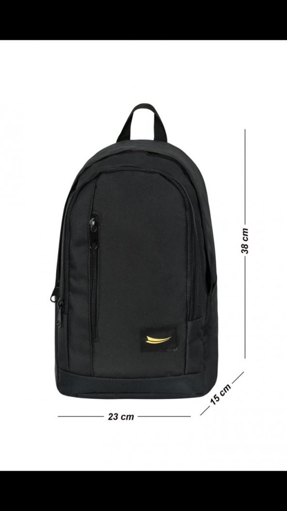 Modern Tasarım Mini Spor Sırt Çantası Suluk Gözlü Sıyah - 2