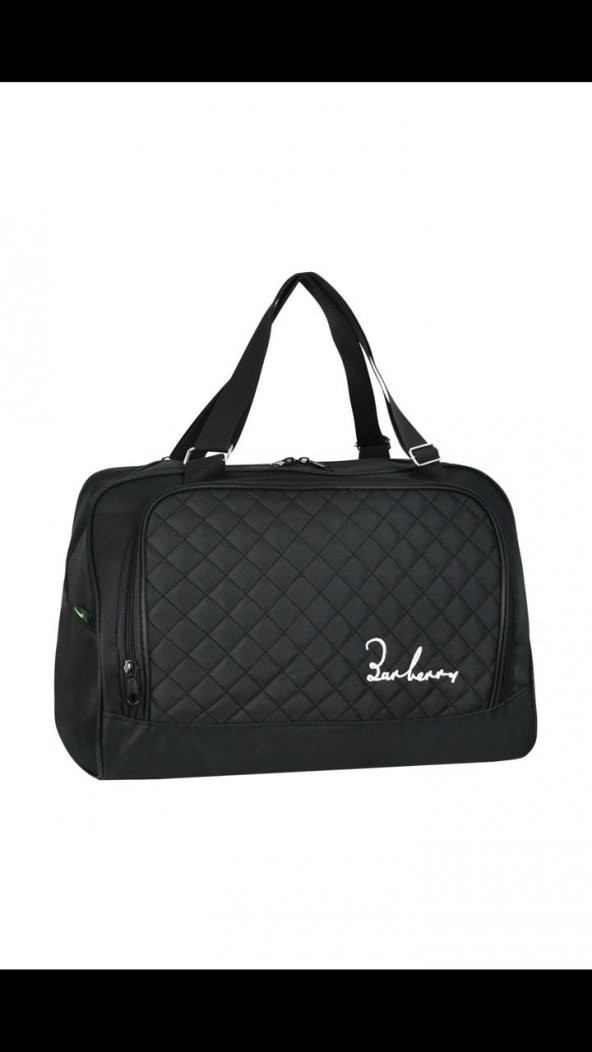 Askılıklı Spor El Valizi Büyük Boy Su Geçirmez El Çantası Siyah - 2