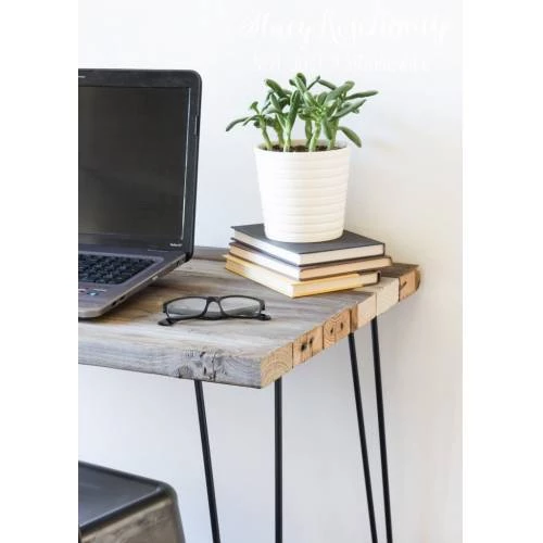 Metal Çalışma Masası Masif Çalışma Masası Laptop ve Çalışma Masası Masif Masa Metal Masa - 3