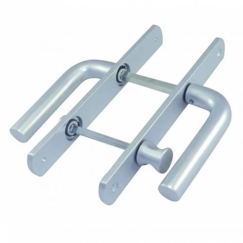 Alüminyum Sosis Aynalı Wc Kapı Kolu Alüminyum Kapı Kolu Kilitli Kapı Kolu VM-1021 - Resim 2