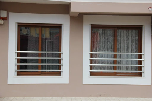 Alüminyum Kapı Pencere Korkuluk Fransız Kapı Pencere Korkuluk Okul Pencere Korkuluk 200CM - 2