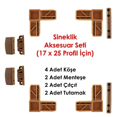 Sineklik Aksesuar Seti Altınmeşe Sineklik Aksesuar Set Kapı Pencere Sineklik Aksesuar 1 TAKIM