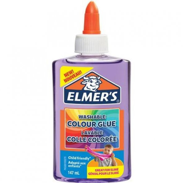 Elmers Şeffaf Renkli Yapıştırıcı Mor 147 ML 2109488 - 1