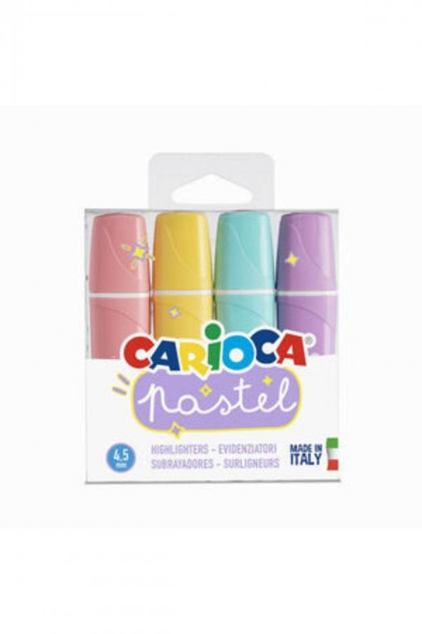 Carioca Fosforlu Kalem Pastel 4 LÜ 43167 - 1