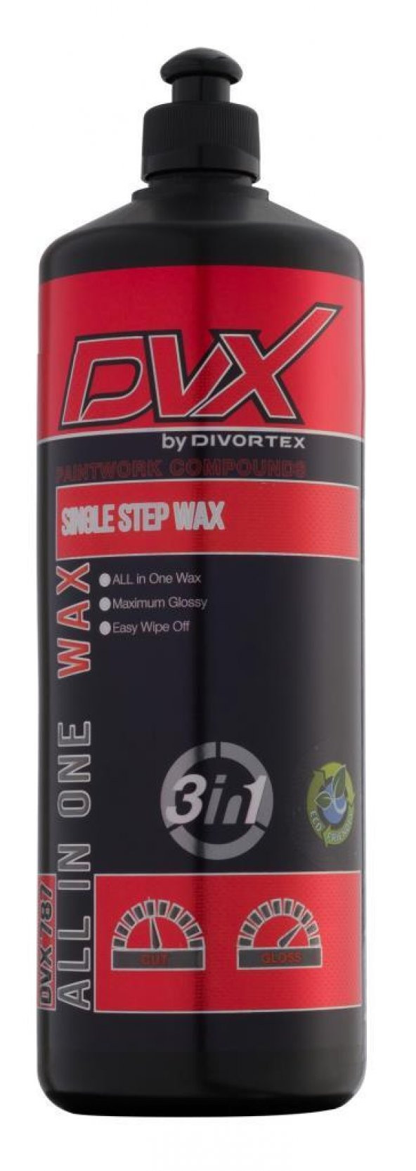 DVX Single Step Wax 3ü 1 Arada Pasta Cila Boya Koruma. 1 Lt. DVX787