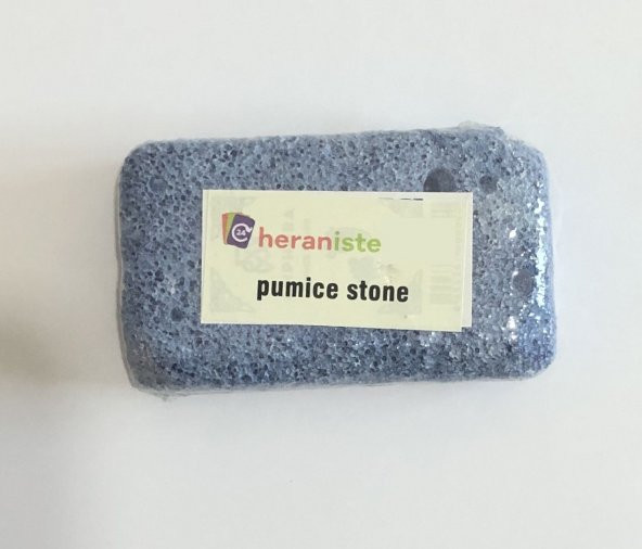 Heraniste Topuk Taşı Ponza Taşı Mavi Pumice Stone Blue