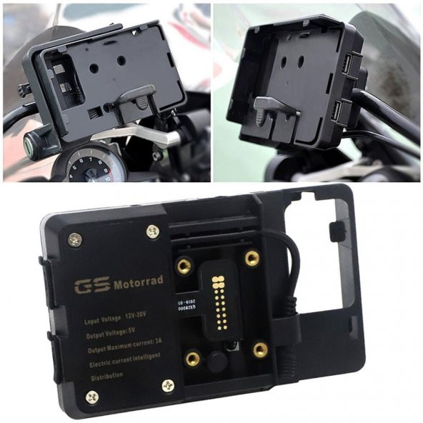 Knmaster TT-1200U Bmw F750GS Telefon Navigasyon Tutucu - 2