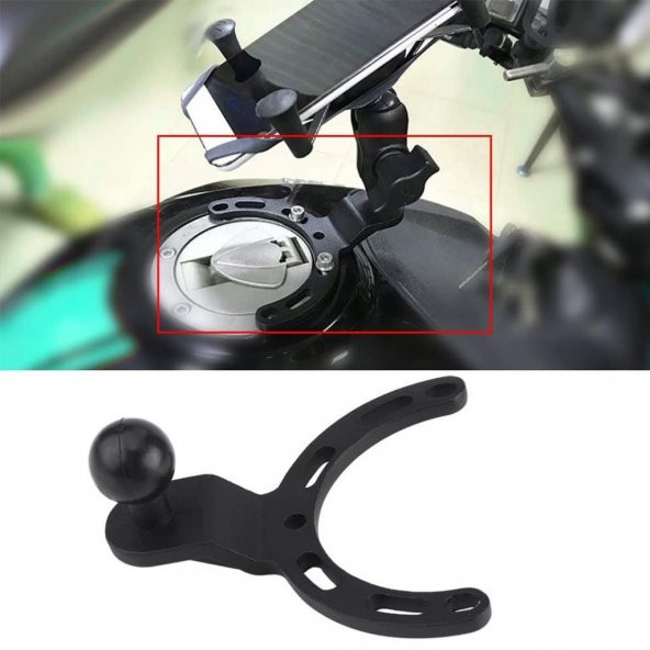 Knmaster MA-50 Motosiklet Depo Üstü Telefon Tutucu Bağlantı Kiti - 3