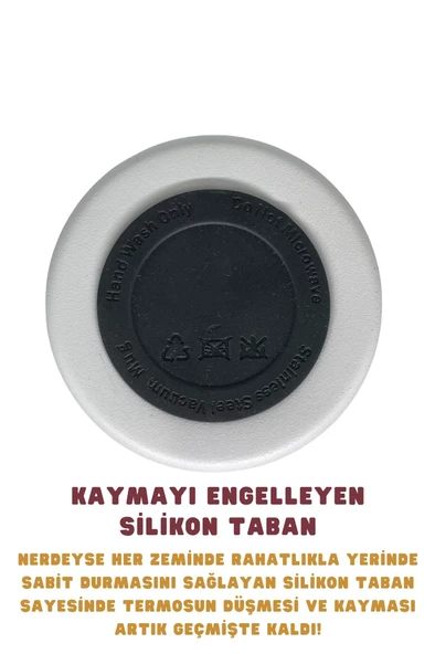 Fenerbahçe Orijinal Lisanslı 650ml Çift Katlı Paslanmaz Çelik Termos 8 Saat Sıcak Soğuk Özel Kutulu - 6