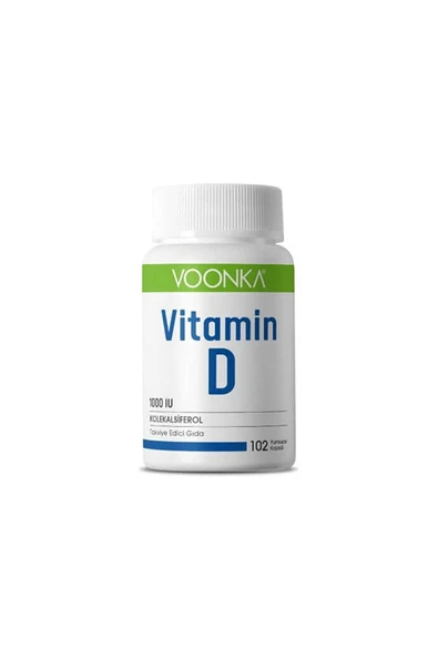 VOONKA Vitamin D 102 Yumuşak Kapsül 8680807008359