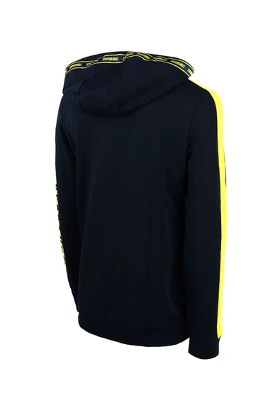 Fenerbahçe Orijinal Lisanslı Kapüşonlu Tam Fermuar Spor Sweat + Kalem Set Özel Ahşap Kutulu - 8