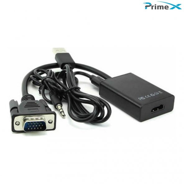 PrimeX PX-1250 Vga To Hdmi FullHD Görüntü Çevirici Aparat - 3