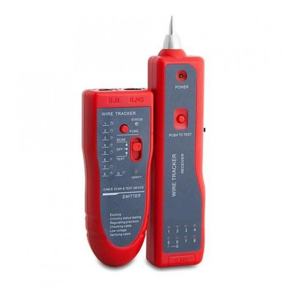 PrimeX PX-8020 Lüks Çantalı Metal Uç Kablo Bulucu ve Tester
