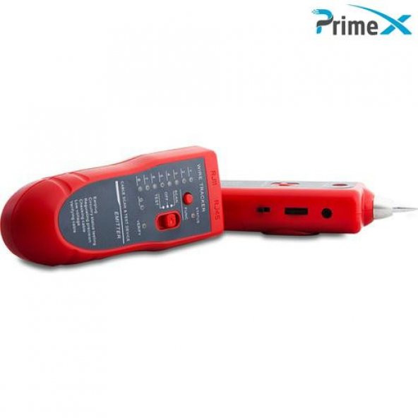 PrimeX PX-8020 Lüks Çantalı Metal Uç Kablo Bulucu ve Tester - 4