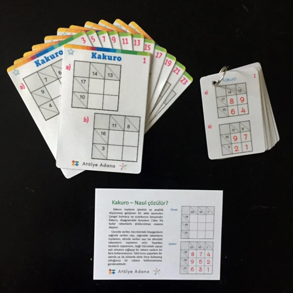 Kakuro - Matematik Akıl Zeka Mantık Bilsem Hazırlık Oyunu