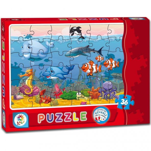 LC7140 DENİZALTI 36 PARÇA KUTU PUZZLE