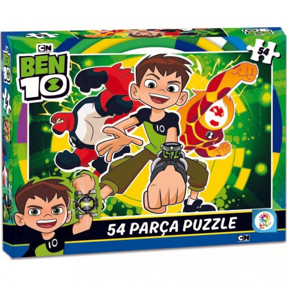BTEN7592 BEN TEN 54 PARÇA KUTU PUZZLE