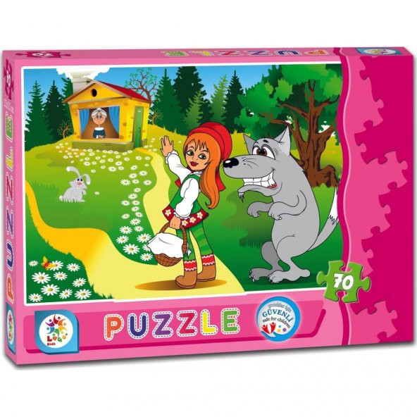 LC7144 ŞAPKALI KIZ  70 PARÇA KUTU PUZZLE
