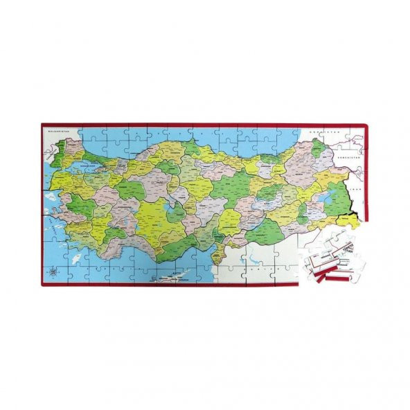 LCSH001 SİYASİ HARİTA FRAME
