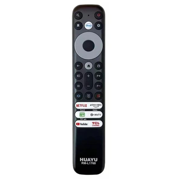 Ayt Tcl RM-L1768 RC902V RMR1 Netflix Prime Video Guard Media Youtube Tuşlu Ses Komutsuz Lcd Led Tv Kumandası - Resim 2