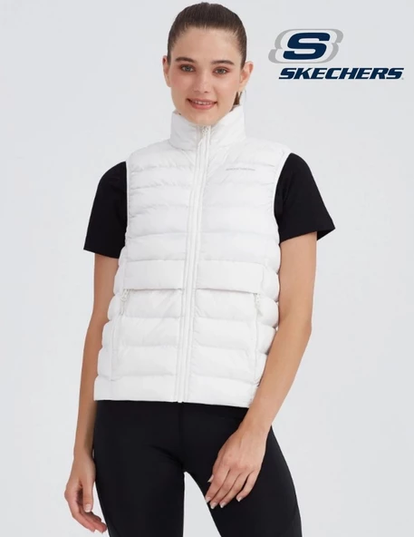 Skechers W Outerwear Padded Vest S231239-001 Kadın Yelek