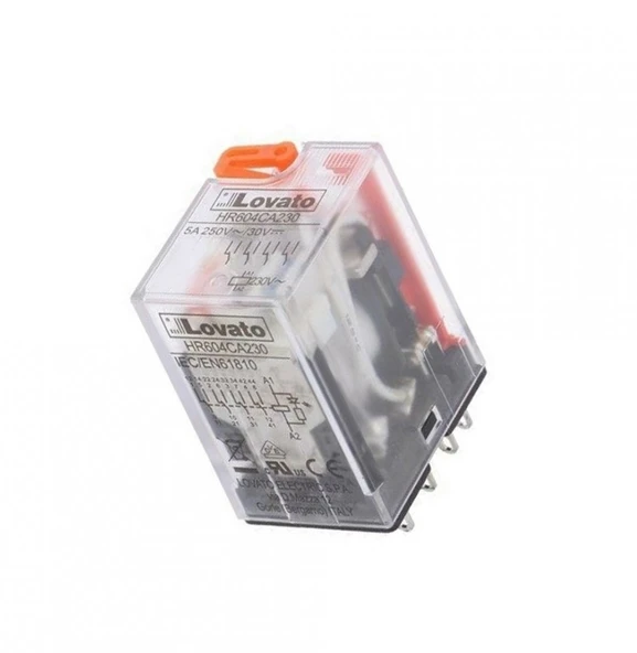 Lovato HR604CA230 4 Kutuplu 5A Röle ürün görseli
