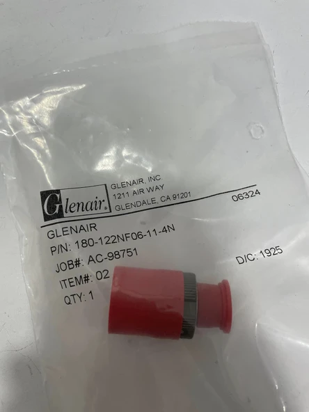 Glenair 180-122NF06-11-4N Fiber Optik Konnektör - Resim 2