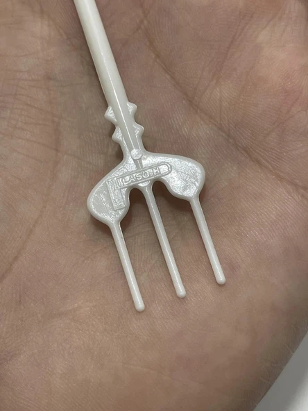 Plastik Kokteyl Cips Çatalı 9cm (100 Adet) - Resim 9