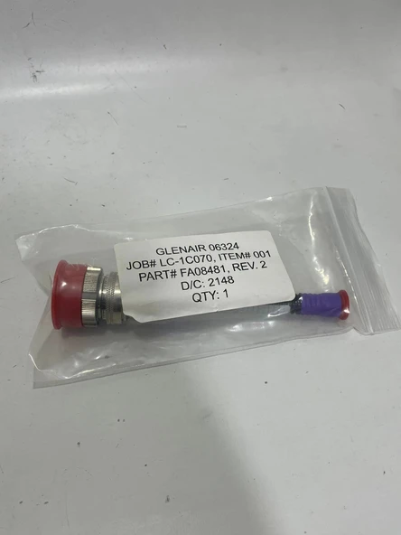 Glenair 183-002MEG6-17-4N1 FA08481 MT Fiber Optik Konnektör - Resim 4