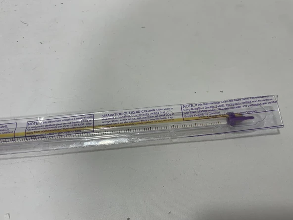 H-B USA Easy Read -4°F - 230°F Cam Laboratuvar Termometresi B603010200 - Resim 6