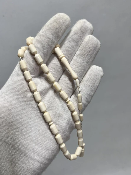 Kesme Fildişi Tesbih 12,50 Gram - Koleksiyonluk Fil Dişi Tespih ürün görseli