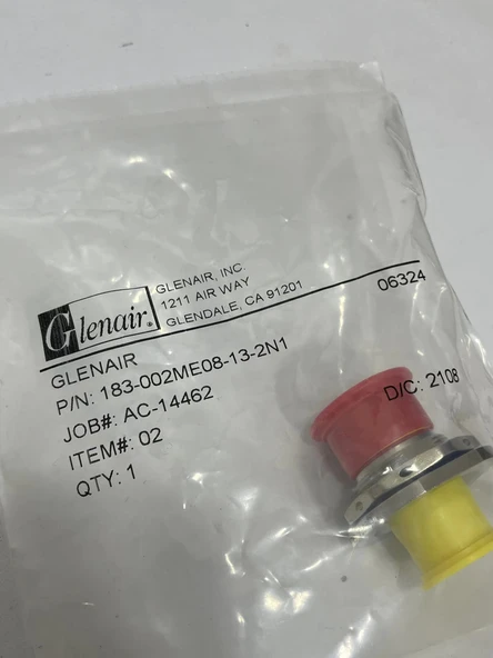 Glenair 183-002ME08-13-2N1 SuperNine MT Fiber Optik Konnektör - Resim 4