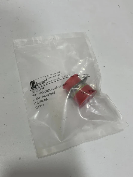 Glenair 183-002MEH7-17-4N1 SuperNine MT Fiber Optik Konnektör - Resim 2