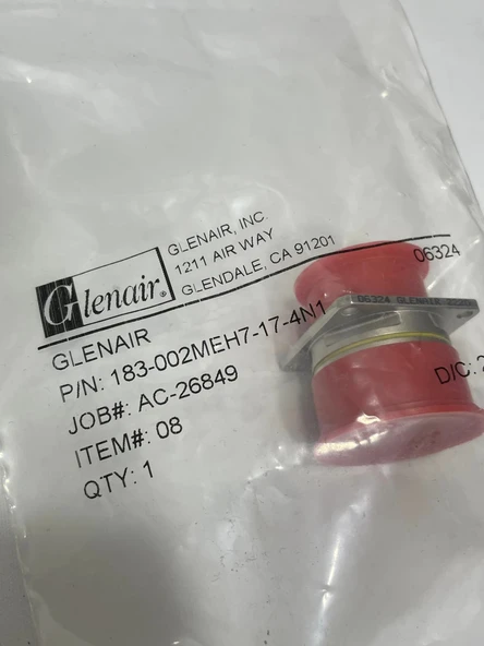 Glenair 183-002MEH7-17-4N1 SuperNine MT Fiber Optik Konnektör - Resim 4