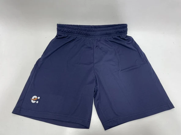 Baskılı Unisex Lacivert Polyester Şort 2XS Beden - Resim 4