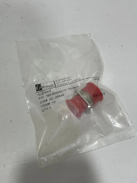 Glenair 183-002MEH7-15-3N1 SuperNine MT Fiber Optik Konnektör - Resim 2