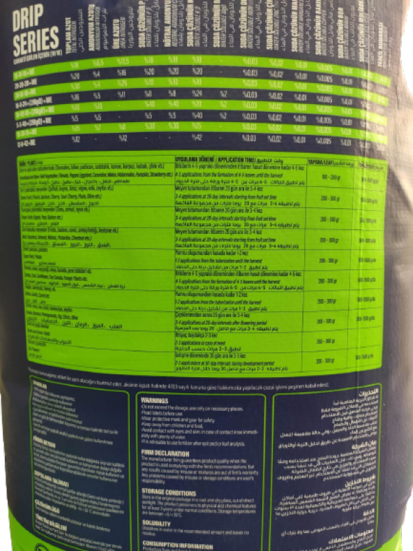 Naturwin Water Drip 30 10 10+ME NPK Gübre 25 kg - Resim 2