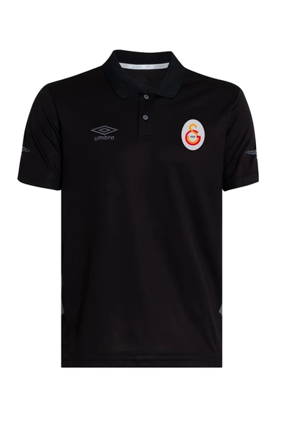 Galatasaray Orijinal Lisanslı Polo Yaka Siyah T-Shirt Hediyelik Ahşap Kutulu - 4