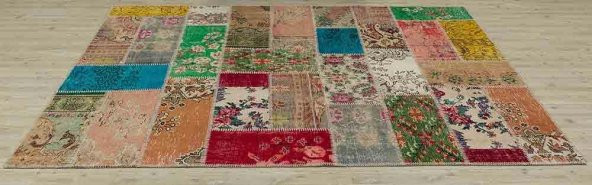 Efestrend Çok Renkli Patchwork Halı efessh5110 - 3