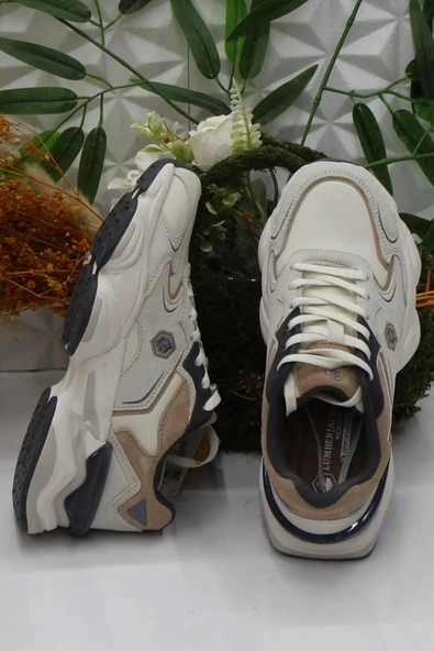 Lumberjack Madax Wmn Pu Bej Orijinal Ürün Sneaker Kadın Ayakkabı - 5