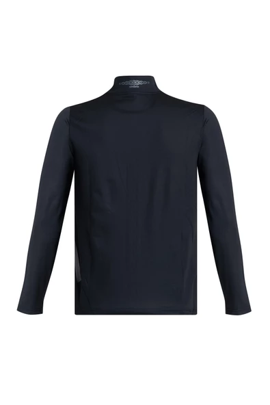 Galatasaray Orijinal Lisanslı Fermuarlı Dik Yaka Siyah Antrenman Sweat + Bileklik Set Ahşap Kutulu - 8