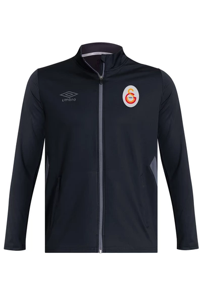 Galatasaray Orijinal Lisanslı Fermuarlı Dik Yaka Siyah Antrenman Sweat + Bileklik Set Ahşap Kutulu - 7