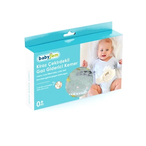 BabyJem Kiraz Çekirdekli Gaz Giderici Kemer 429 Yeşil - 6