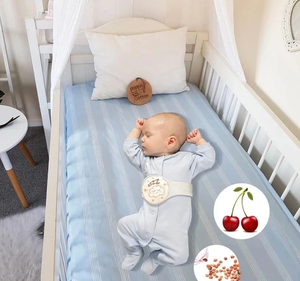 BabyJem Kiraz Çekirdekli Gaz Giderici Kemer 429 Gül Kurusu - Resim 3