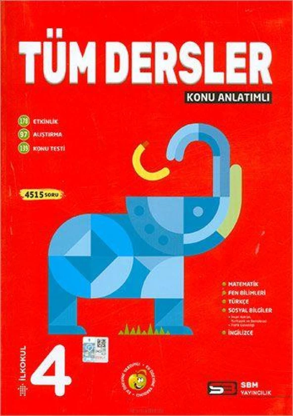 SBM Yayınları 4. Sınıf Tüm Dersler Konu Anlatımlı