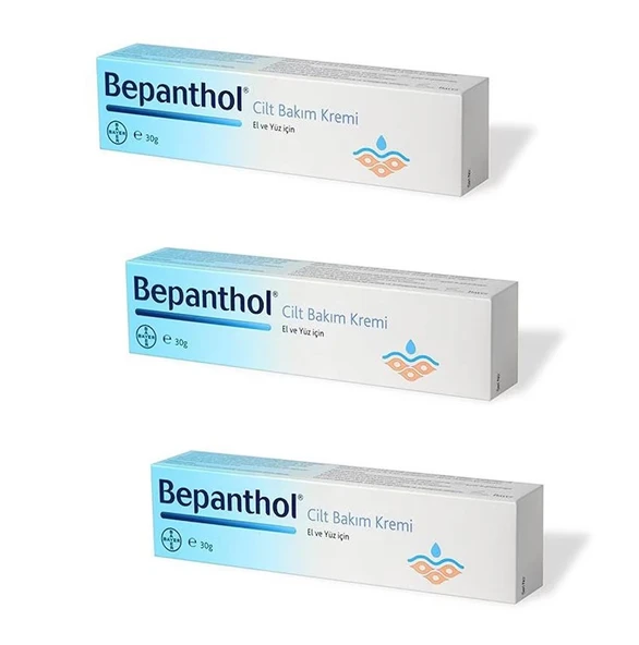 Bepanthol Derma Cilt Bakım Kremi 30 gr 3 Adet