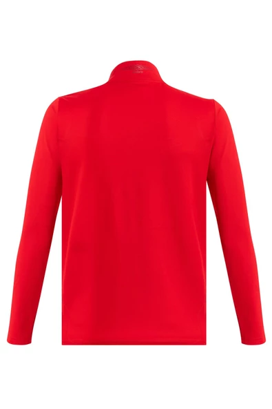 Galatasaray Orijinal Lisanslı Tam Fermuarlı Dik Yaka Kırmızı Antrenman Sweat - 3