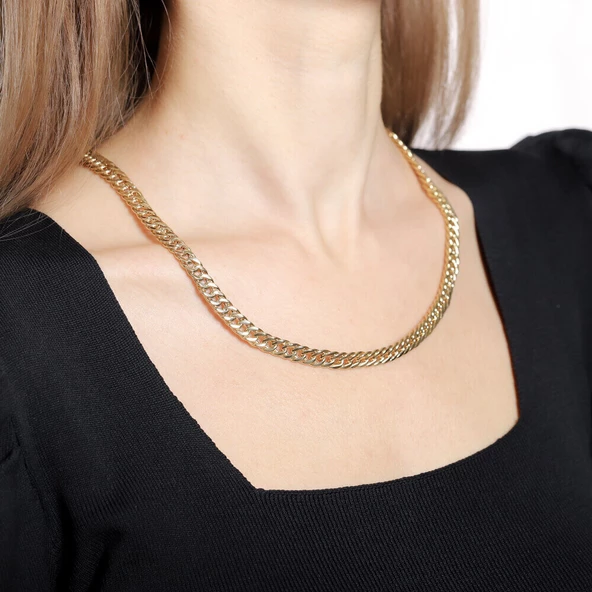 14 Ayar Gurmet Altın Zincir 50 Cm